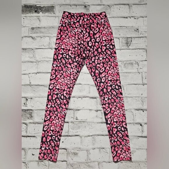 Girl's Junior Athletic Works Performance Leopard Print Pink - Picture 4 of 12